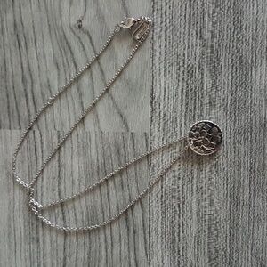 Coach Silver Pendant Necklace